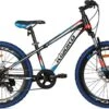 Supersuper Kiyoko Kinder Mountainbike - 7 Versnellingen - 24 Inch - Jongens - Zwart/Blauw