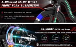 HITWAY E Bike Fat Tire Urban Opvouwbare Elektrische Fiets, 20 Inch, 250W/36V/11,2Ah Batterij Voor Heren En Dames -Fiets Verkoop Winkel 1200x742 1