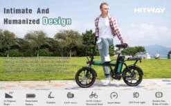 HITWAY E Bike Elektrische Fiets Vouwfiets, 36V/8.4Ah Batterij, 250W Motor, 25km/h, 35-70km, 16" City EBike Voor Heren En Dames -Fiets Verkoop Winkel 1200x742 12