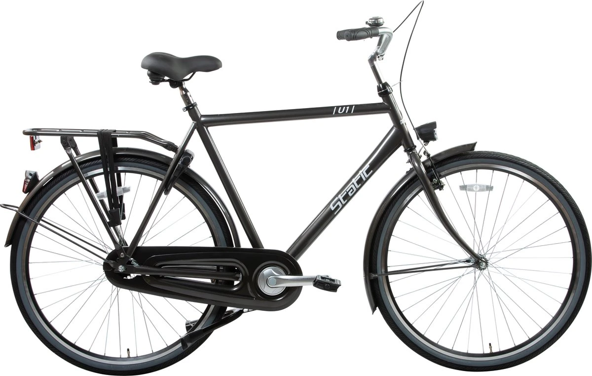 Static Herenfiets Urban 61 Cm Mat Zwart 1 Static Herenfiets Urban 61 Cm Mat Zwart