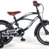 Volare Black Cruiser Kinderfiets - Jongens - 16 Inch - Zwart - 2 Handremmen