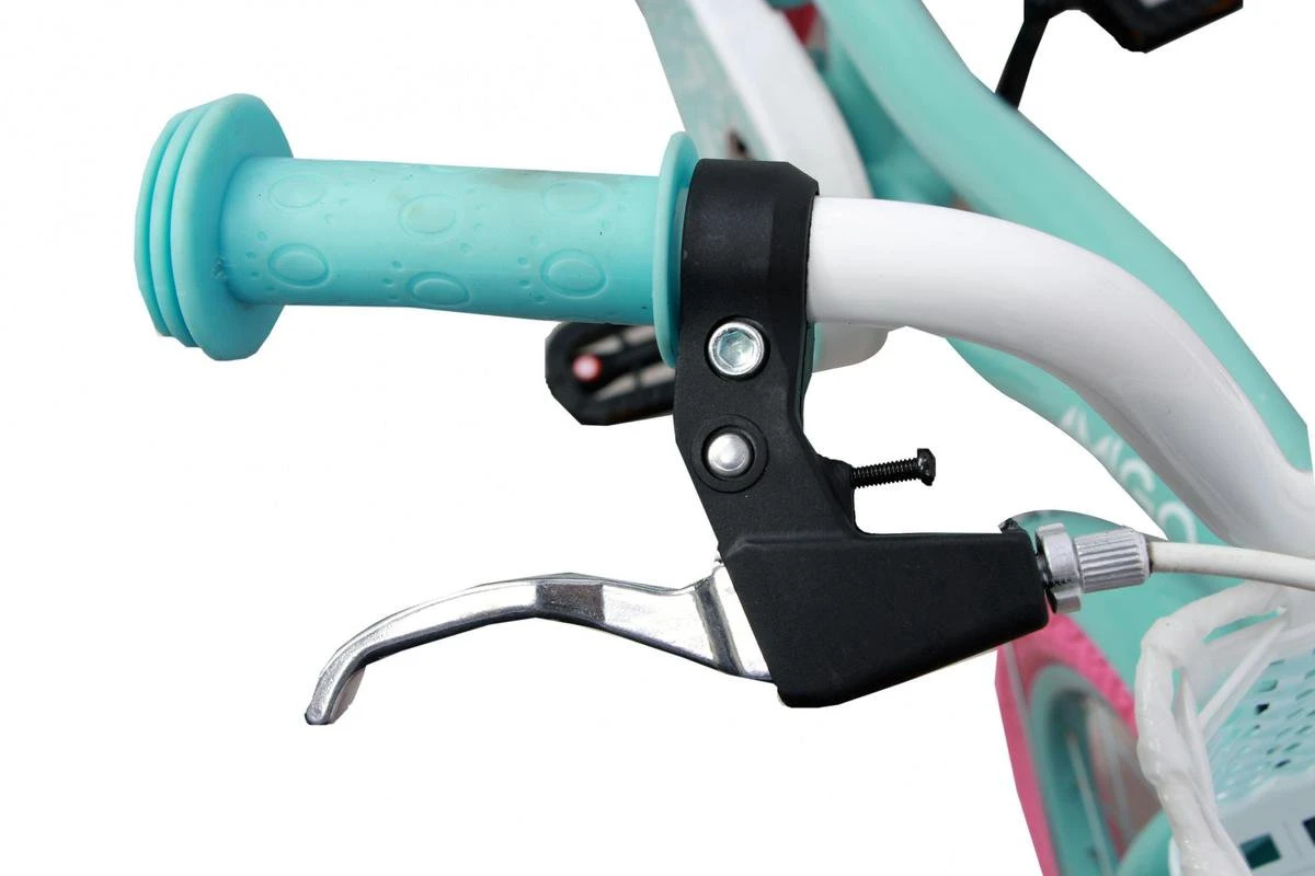 Amigo Lovely Meisjesfiets - Kinderfiets 12 Inch - Turquoise 4 Amigo Lovely Meisjesfiets - Kinderfiets 12 Inch - Turquoise - Afbeelding 4