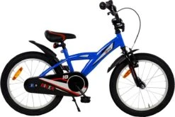 2Cycle Biker Kinderfiets - 18 Inch - Blauw - Jongensfiets -Fiets Verkoop Winkel 1200x801 2