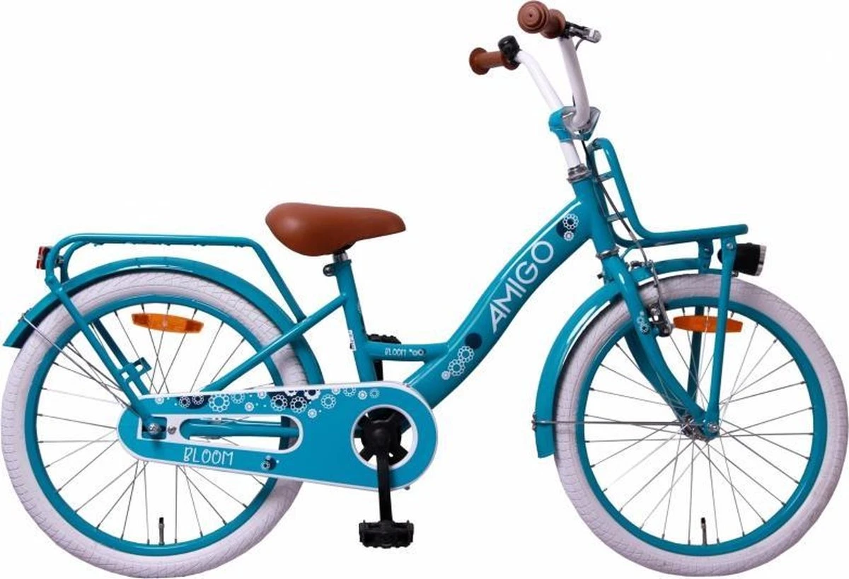 Amigo Bloom Meisjesfiets - Kinderfiets 20 Inch - Turquoise 14 Amigo Bloom Meisjesfiets - Kinderfiets 20 Inch - Turquoise - Afbeelding 14