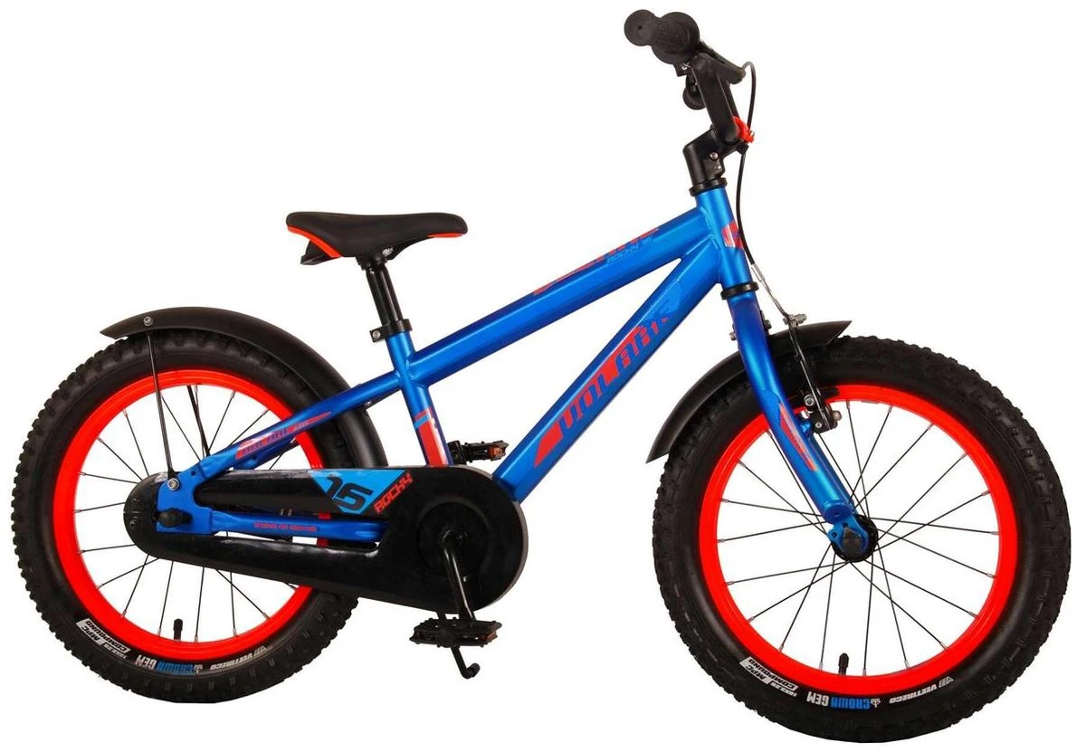 Volare Rocky Kinderfiets - 16 Inch - Blauw - 95% Afgemonteerd 2 Volare Rocky Kinderfiets - 16 Inch - Blauw - 95% Afgemonteerd - Afbeelding 2