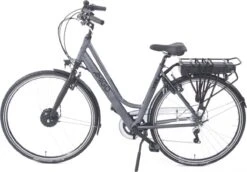 Amigo E-Vibe D1 - Elektrische Stadsfiets Voor Dames - Met 7 Versnellingen - Matgrijs -Fiets Verkoop Winkel 1200x836