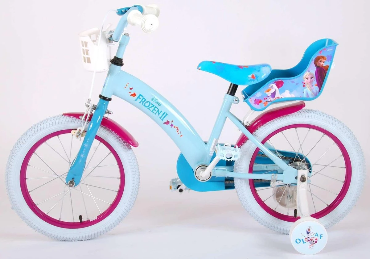Volare Disney Frozen 2 - Kinderfiets - Meisjes - 16 Inch - Blauw/Paars 13 Volare Disney Frozen 2 - Kinderfiets - Meisjes - 16 Inch - Blauw/Paars - Afbeelding 13