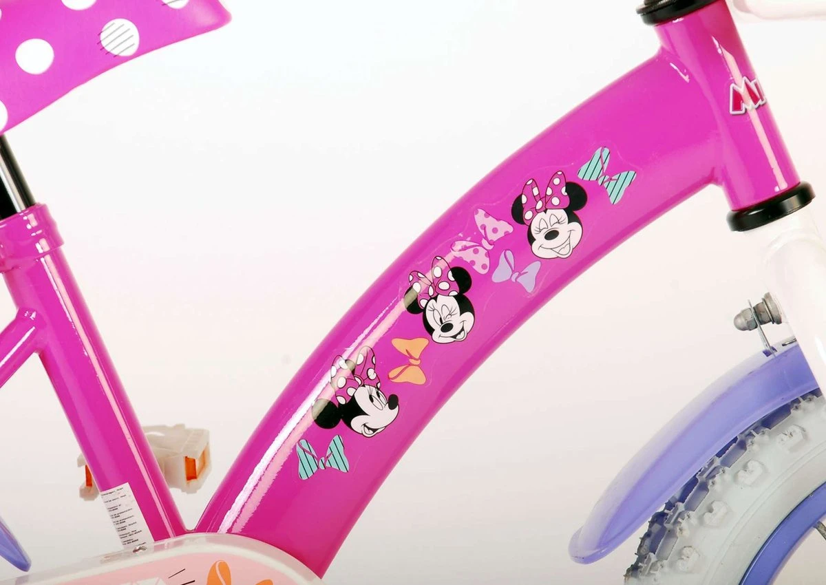 Volare Disney Minnie Cutest Ever! - Kinderfiets - Meisjes - 14 Inch - Roze 16 Volare Disney Minnie Cutest Ever! - Kinderfiets - Meisjes - 14 Inch - Roze - Afbeelding 16