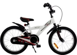 2Cycle Biker Kinderfiets - 18 Inch - Wit - Jongensfiets -Fiets Verkoop Winkel 1200x859