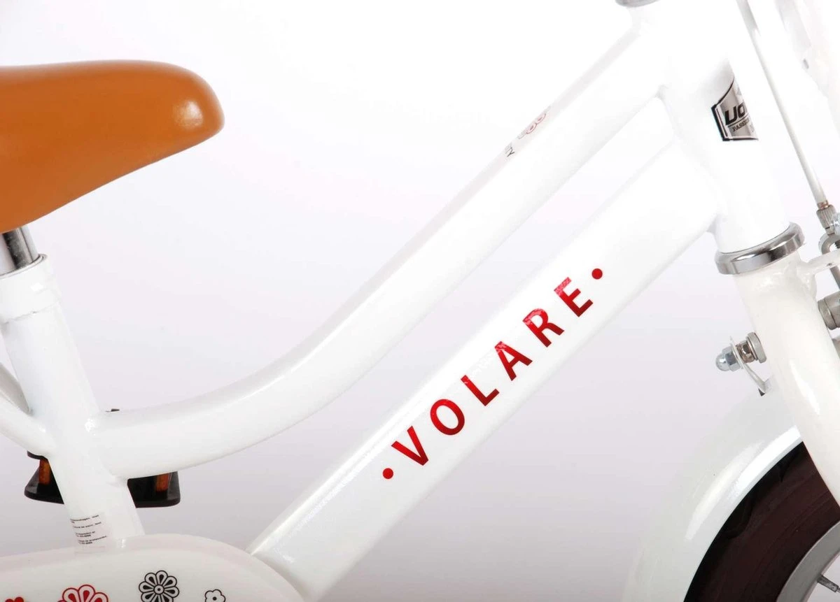 Volare Liberty Kinderfiets - Meisjes - 12 Inch - Wit - 95% Afgemonteerd 6 Volare Liberty Kinderfiets - Meisjes - 12 Inch - Wit - 95% Afgemonteerd - Afbeelding 6