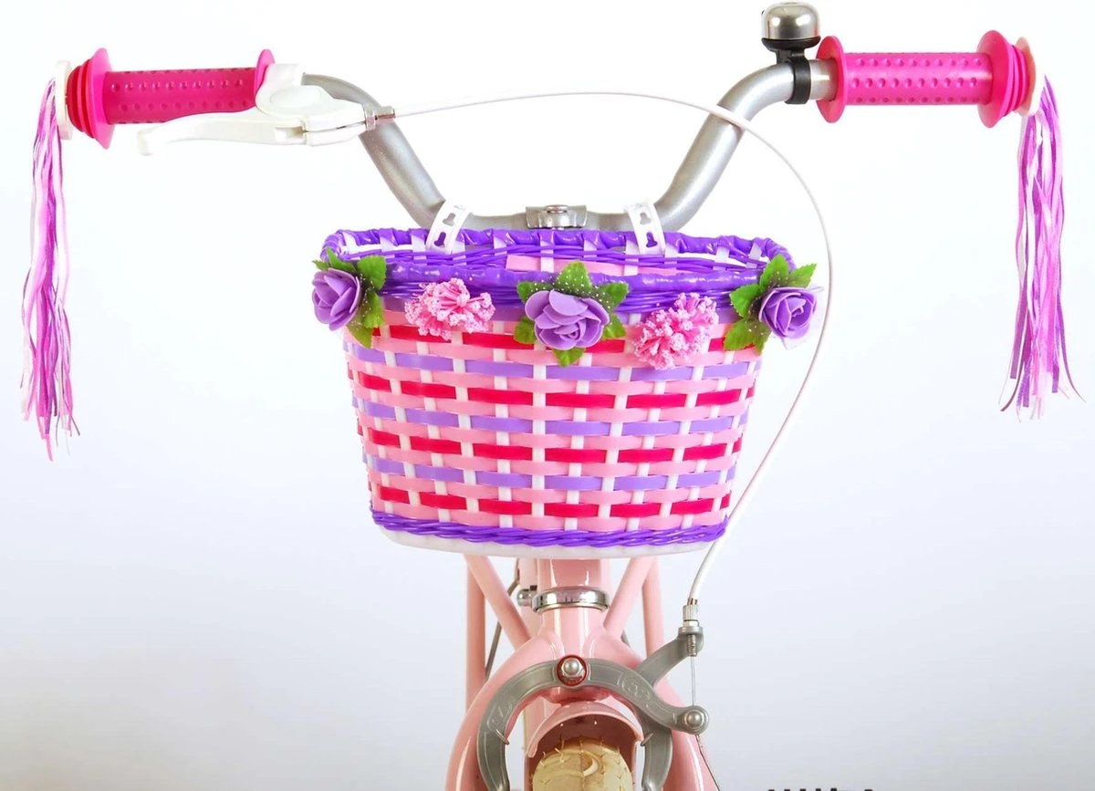 Volare Ashley Kinderfiets - Meisjes - 16 Inch - Roze - 95% Afgemonteerd 5 Volare Ashley Kinderfiets - Meisjes - 16 Inch - Roze - 95% Afgemonteerd - Afbeelding 5