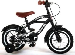 Volare Black Cruiser Kinderfiets - Jongens - 12 Inch - Zwart - 2 Handremmen -Fiets Verkoop Winkel 1200x882