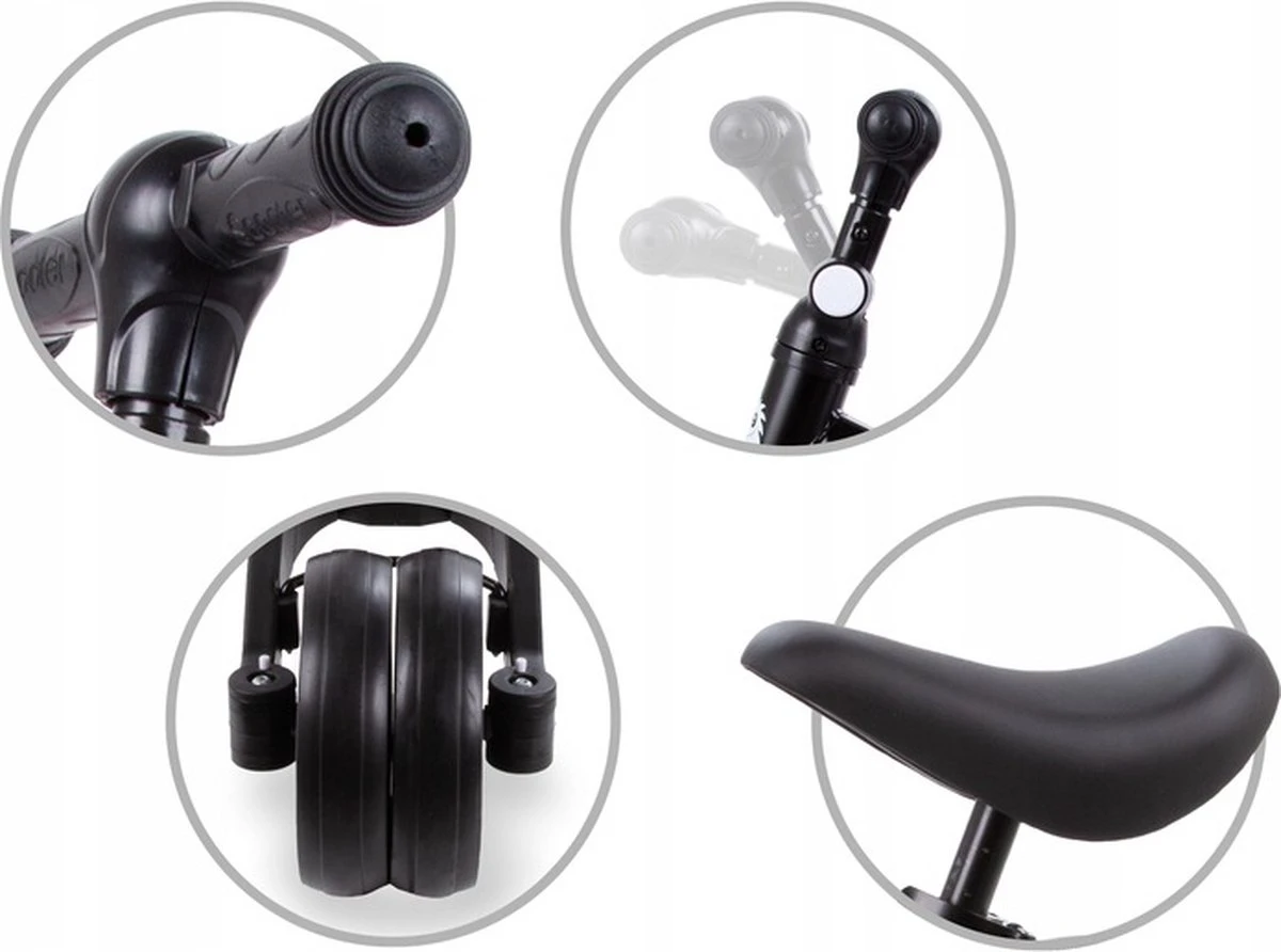 Kidwell Fiets 3 In 1 - Loopfiets - Kinderfiets - Driewieler - Cadeau - Speelgoed 6 Kidwell Fiets 3 In 1 - Loopfiets - Kinderfiets - Driewieler - Cadeau - Speelgoed - Afbeelding 6