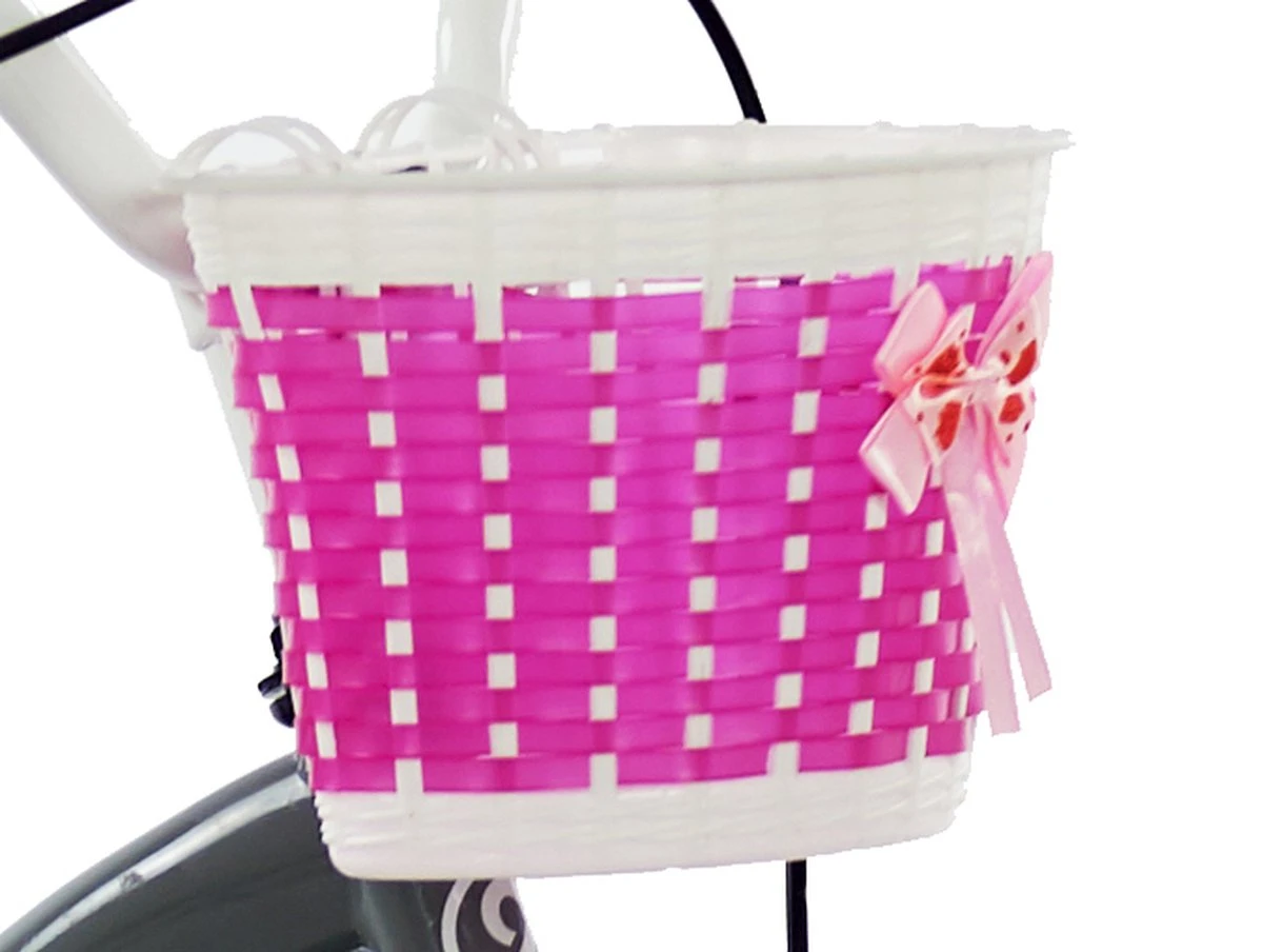 2Cycle Pretty Meisjesfiets - 16 Inch - Grijs-Roze - Meisjesfiets 3 2Cycle Pretty Meisjesfiets - 16 Inch - Grijs-Roze - Meisjesfiets - Afbeelding 3