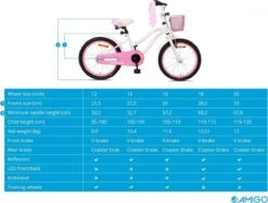 Amigo Flower Meisjesfiets - Kinderfiets 18 Inch - Wit 21 Amigo Flower Meisjesfiets - Kinderfiets 18 Inch - Wit -Fiets Verkoop Winkel 1200x909 1