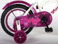 Volare Heart Cruiser Kinderfiets - Meisjes - 12 Inch - Wit Paars -Fiets Verkoop Winkel 1200x912