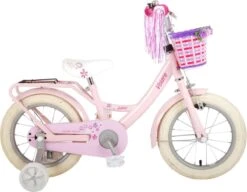 Volare Ashley Kinderfiets - Meisjes - 14 Inch - Roze - 95% Afgemonteerd