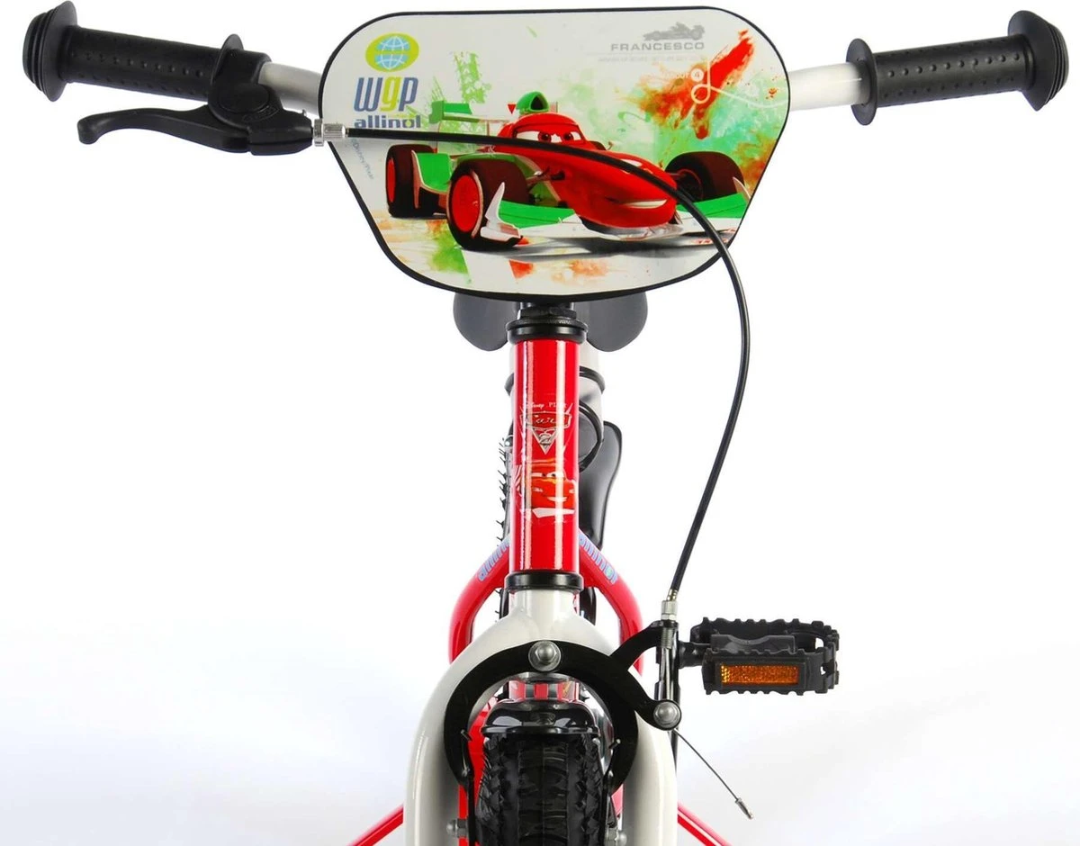 Volare Disney Cars Kinderfiets - Jongens - 16 Inch - Rood 13 Volare Disney Cars Kinderfiets - Jongens - 16 Inch - Rood - Afbeelding 13