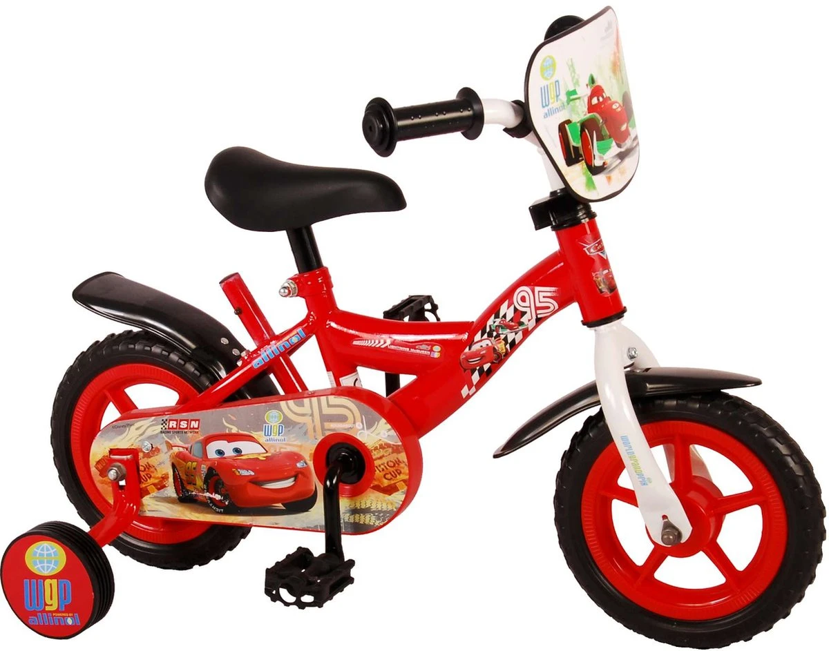 Disney Cars Kinderfiets - Jongens - 10 Inch - Rood - Doortrapper 14 Disney Cars Kinderfiets - Jongens - 10 Inch - Rood - Doortrapper - Afbeelding 14