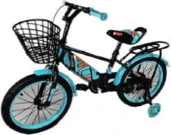 Kinderfiets - 16 Inch Kinderfiets -vanaf 4-7 Jaar Jongens En Meisjes Fietsen - Terugtrap -Rem -Stabilisatoren（2 Zijwieltjes）- Mandje - Achterbank - Groen -Fiets Verkoop Winkel 1200x948 4