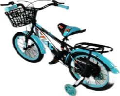 Kinderfiets - 16 Inch Kinderfiets -vanaf 4-7 Jaar Jongens En Meisjes Fietsen - Terugtrap -Rem -Stabilisatoren（2 Zijwieltjes）- Mandje - Achterbank - Groen -Fiets Verkoop Winkel 1200x960 9