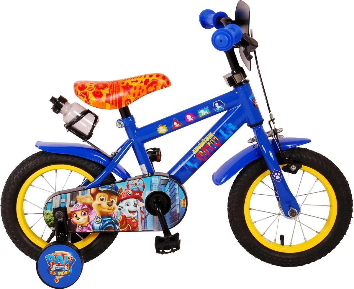 Volare PAW Patrol Kinderfiets - Jongens - 12 Inch - Blauw 1 Volare PAW Patrol Kinderfiets - Jongens - 12 Inch - Blauw
