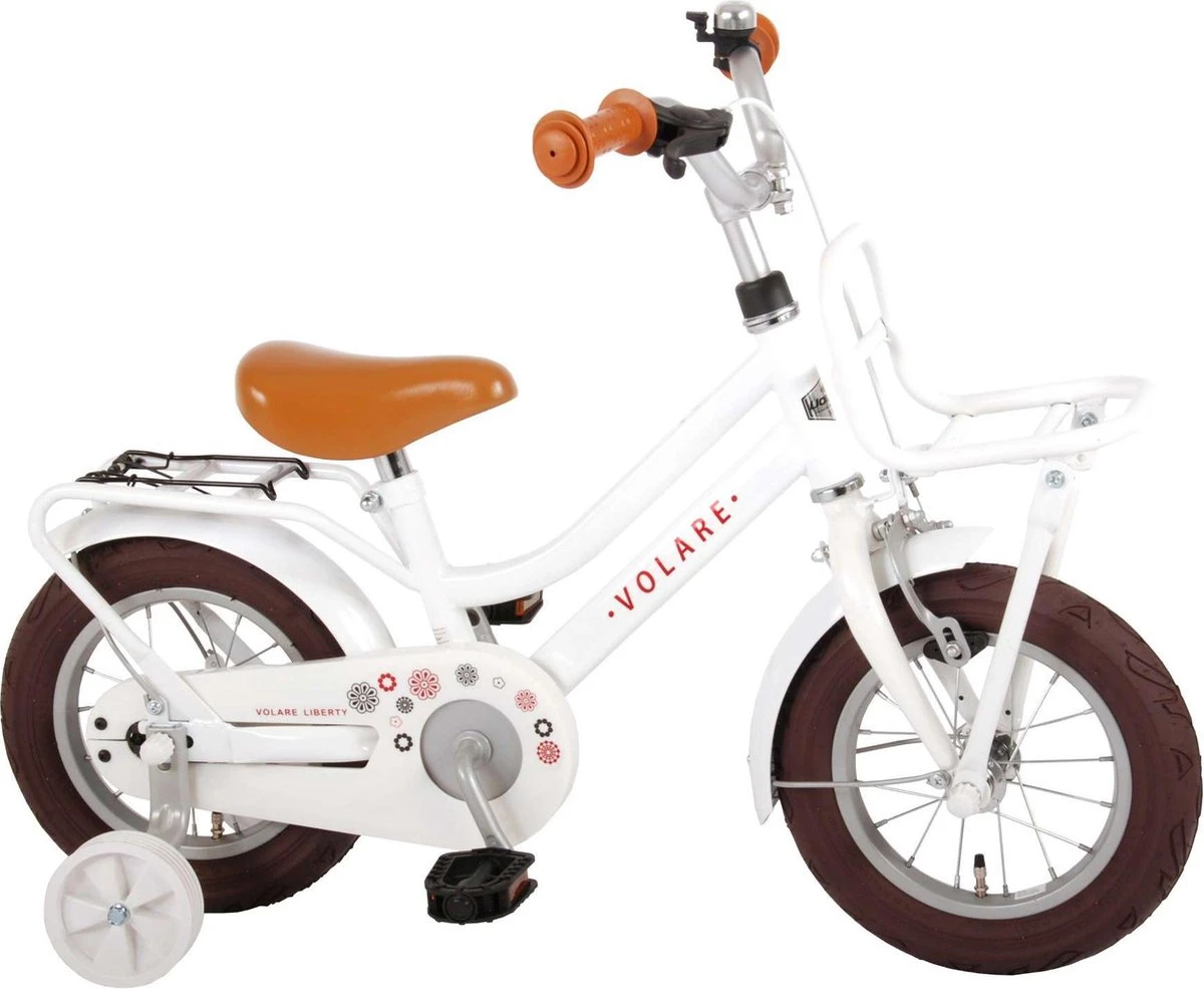 Volare Liberty Kinderfiets - Meisjes - 12 Inch - Wit - 95% Afgemonteerd 2 Volare Liberty Kinderfiets - Meisjes - 12 Inch - Wit - 95% Afgemonteerd - Afbeelding 2