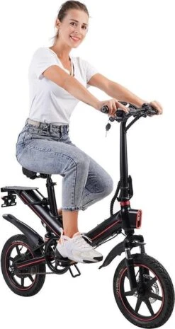 OUXI - V5 - 16 Inch - Elektrische Fiets - E Bike - Elektrische Vouwfiets - APP IOS/ Android - 500W Motor - 15Ah Lithuim Ion Batterij - Zwart -Fiets Verkoop Winkel 638x1200