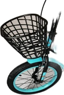 Kinderfiets - 16 Inch Kinderfiets -vanaf 4-7 Jaar Jongens En Meisjes Fietsen - Terugtrap -Rem -Stabilisatoren（2 Zijwieltjes）- Mandje - Achterbank - Groen -Fiets Verkoop Winkel 807x1200