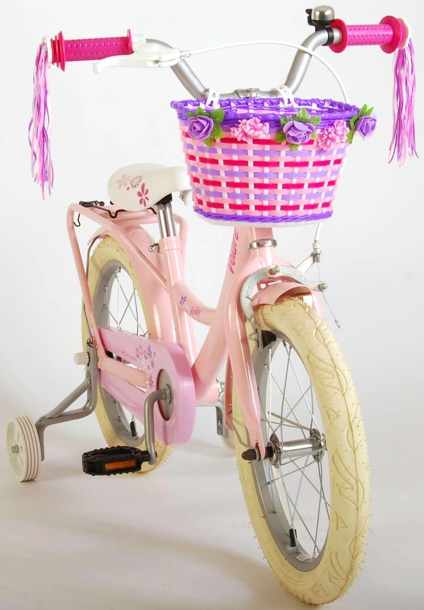 Volare Ashley Kinderfiets - Meisjes - 16 Inch - Roze - 95% Afgemonteerd 3 Volare Ashley Kinderfiets - Meisjes - 16 Inch - Roze - 95% Afgemonteerd - Afbeelding 3