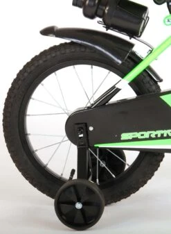 Volare Sportivo Kinderfiets - Jongens - 16 Inch - Neon Groen Zwart - 95% Afgemonteerd -Fiets Verkoop Winkel 880x1200