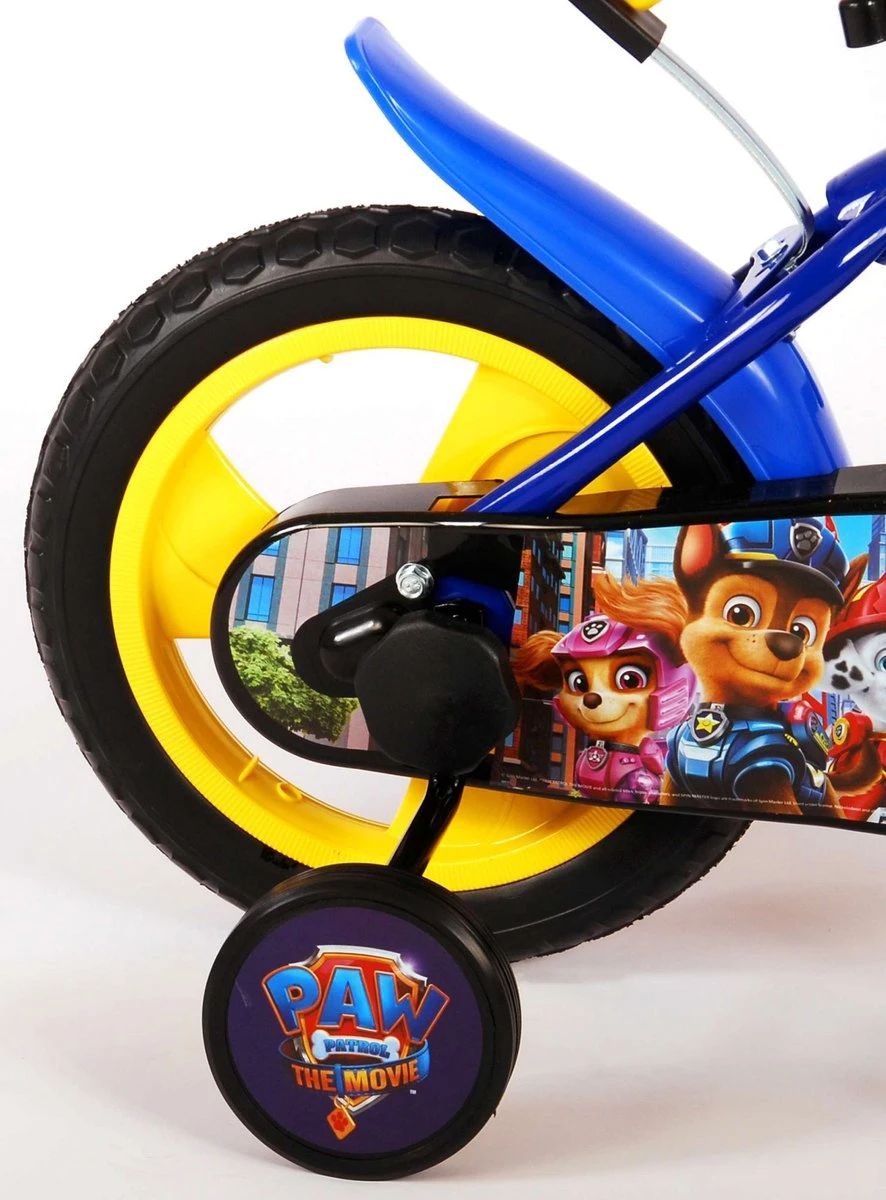 Nickelodeon Paw Patrol Kinderfiets - Jongens - 12 Inch - Blauw/Geel - Doortrapper 6 Nickelodeon Paw Patrol Kinderfiets - Jongens - 12 Inch - Blauw/Geel - Doortrapper - Afbeelding 6