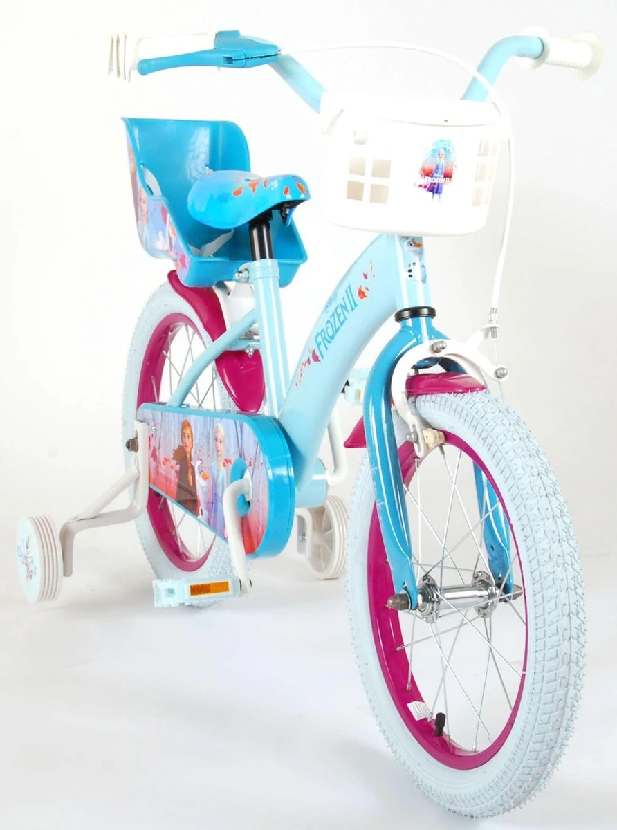Volare Disney Frozen 2 - Kinderfiets - Meisjes - 16 Inch - Blauw/Paars 12 Volare Disney Frozen 2 - Kinderfiets - Meisjes - 16 Inch - Blauw/Paars - Afbeelding 12