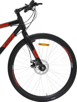 Amigo Control - Mountainbike 28 Inch - Voor Dames En Heren - Met 21 Versnellingen - Zwart/Rood -Fiets Verkoop Winkel 910x1200