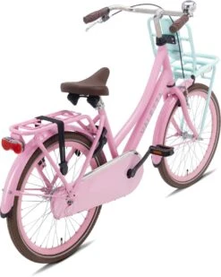 Valetta Cargo - Transportfiets - Meisjesfiets - 22 Inch - Mint Roze -Fiets Verkoop Winkel 959x1200