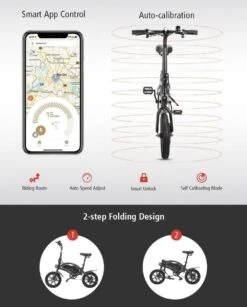 Matrix E Bike - Kugoo B2 Pro - Elektrische Opvouwbare Fiets/step 14 Inch 400W - Met Trappers - Snelheid Max. 45 Km/u -Fiets Verkoop Winkel 967x1200