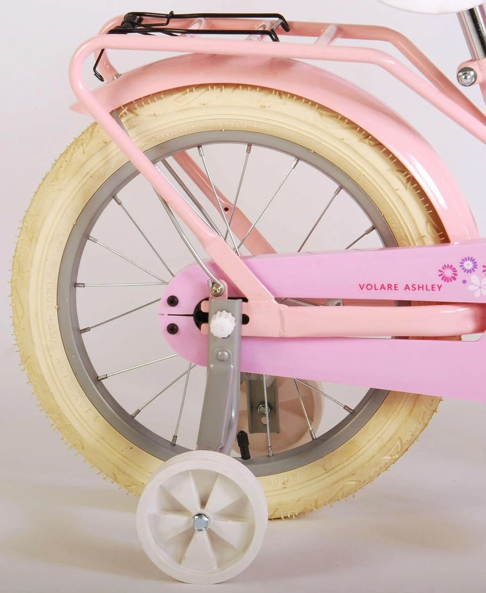 Volare Ashley Kinderfiets - Meisjes - 16 Inch - Roze - 95% Afgemonteerd 12 Volare Ashley Kinderfiets - Meisjes - 16 Inch - Roze - 95% Afgemonteerd - Afbeelding 12